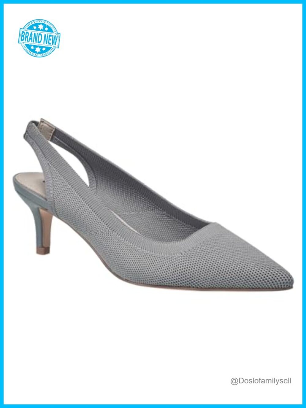 Slingback Kitten Heel Pointed Toe Pump Business Casual